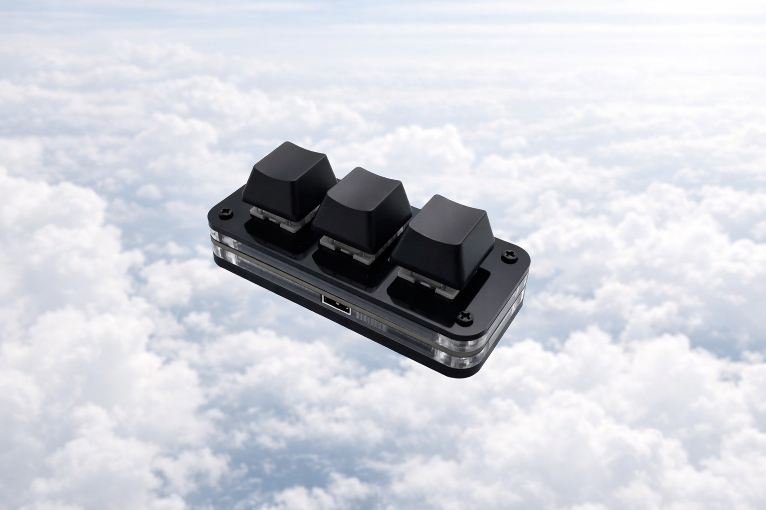 MiniMacro 3 key programmable keyboard